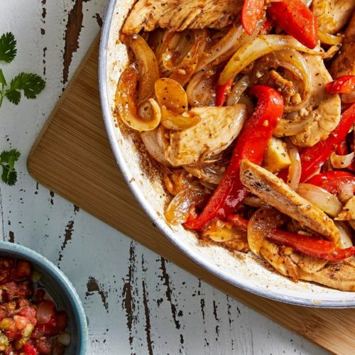 Fuel Weekly healthy meal delivery Fajita Chicken for delivery in Korea