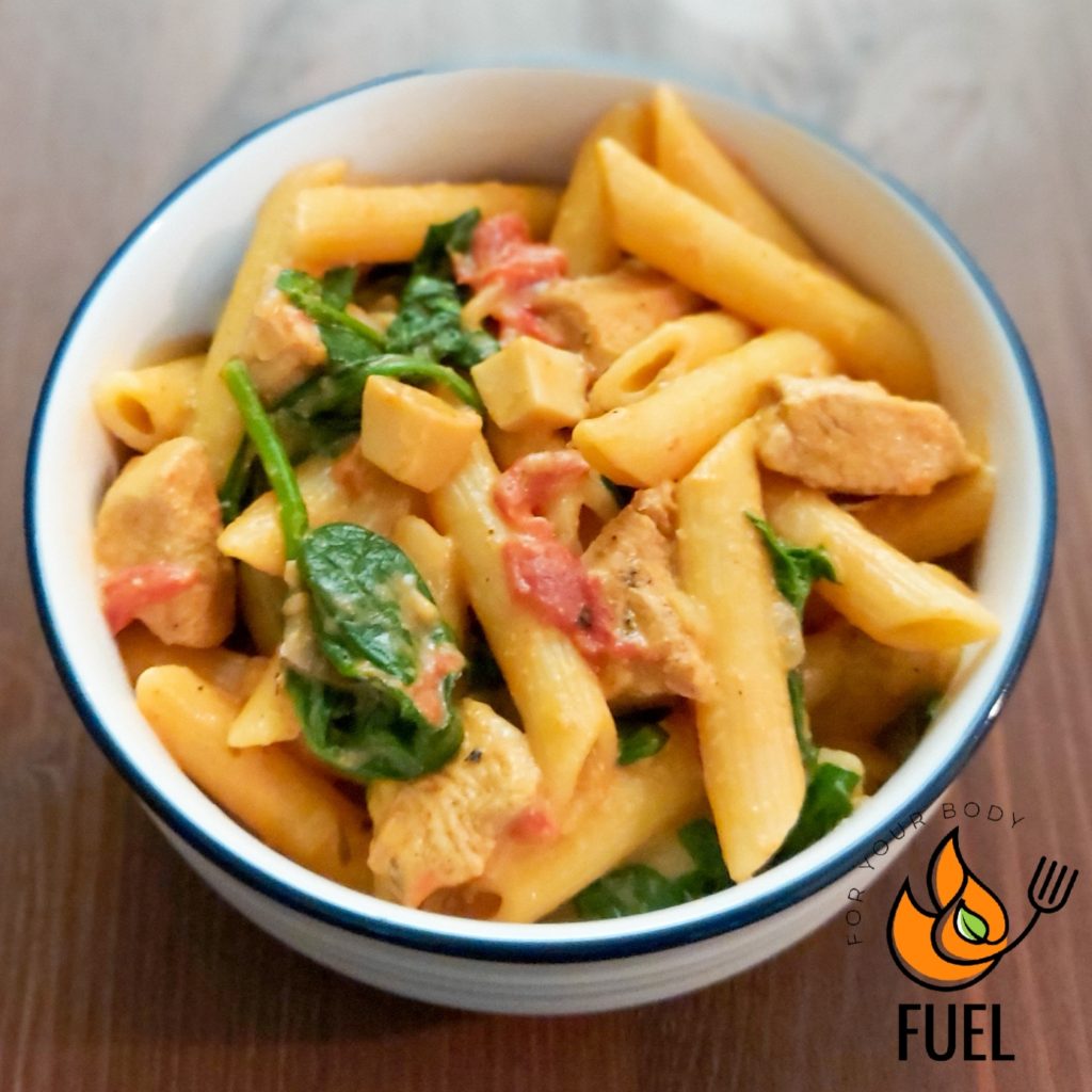 Fuel Weekly healthy meal delivery Cajun Chicken Pasta