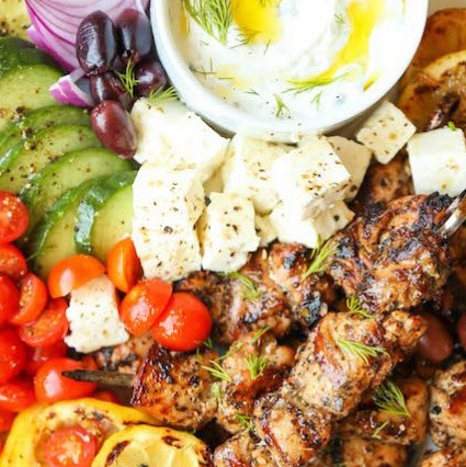 Fuel Weekly meal delivery service Greek Chicken Kebab Bowl