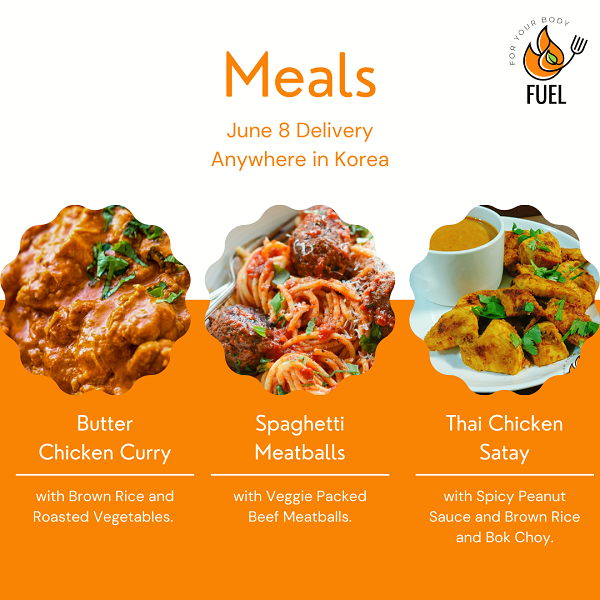 FUEL Meal delivery service in Korea menu June 8 page 3