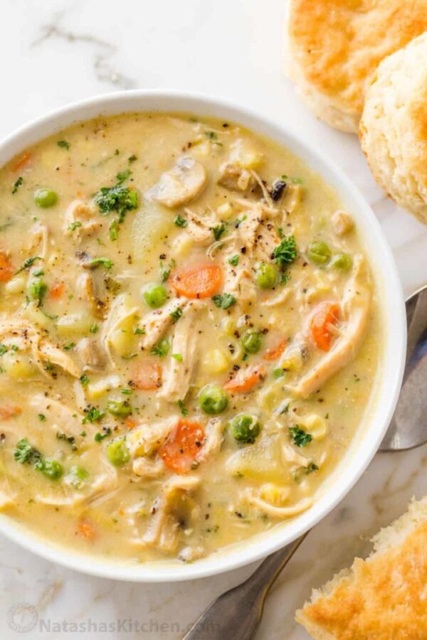 Creamy Chicken Pot Pie Stew
