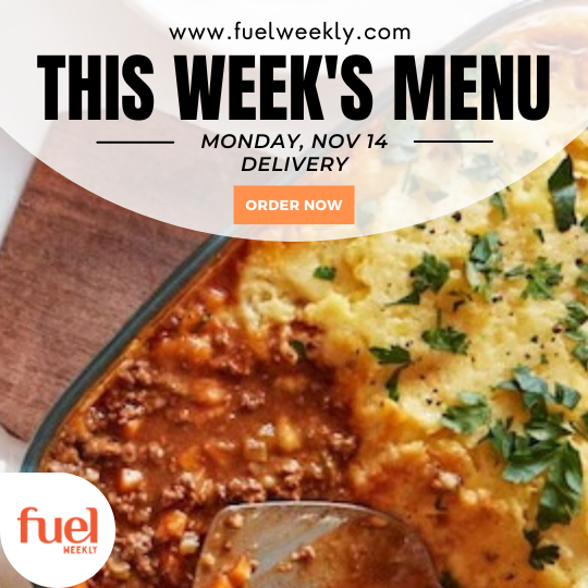 Fuel Weekly healthy food delivery in Korea menu cover Nov 14