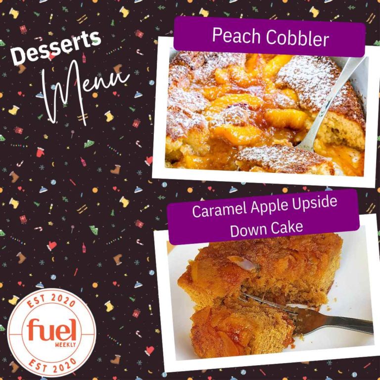 FUEL WEEKLY desserts delivery menu Korea Jan 2