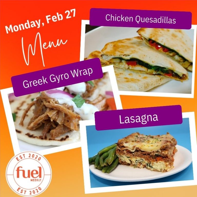 FUEL Weekly Korea meal prep delivery service menu Feb 27 1