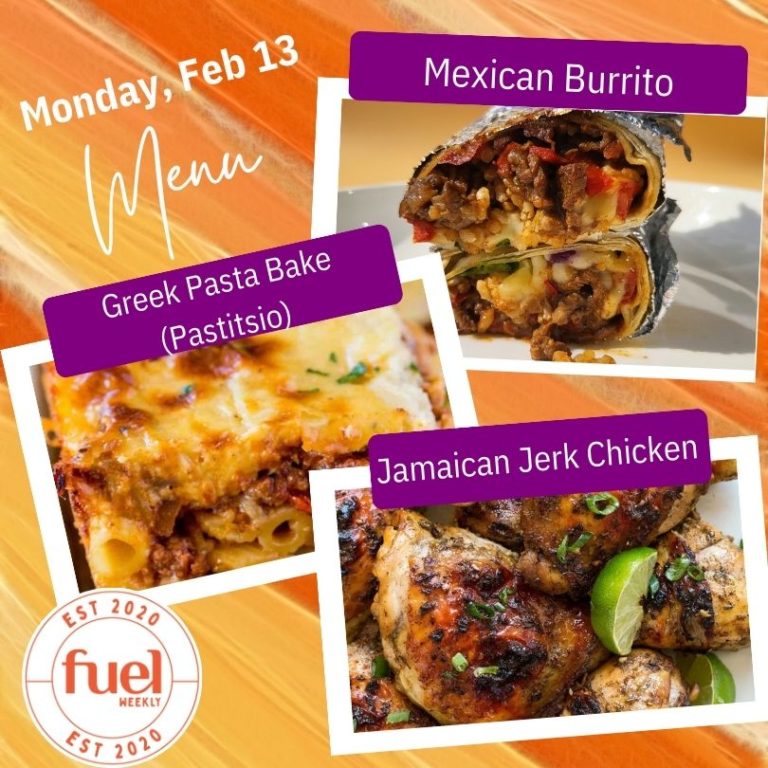 Korea Meal Delivery Service FUEL Weekly Menu Feb 13 1