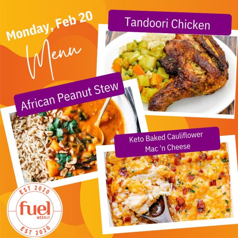 FUEL Weekly Korea meal prep delivery menu Feb 20 2