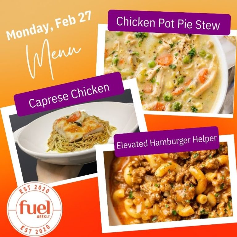 FUEL Weekly Korea meal delivery service menu Feb 27 2