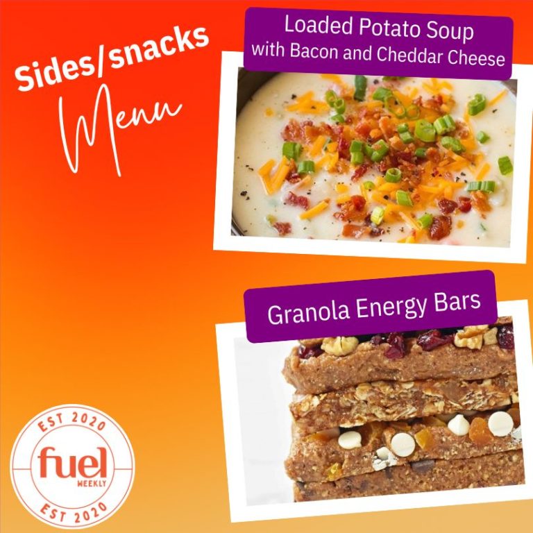 Meal Prep Delivery Menu FUEL Weekly Korea Snacks Feb 20