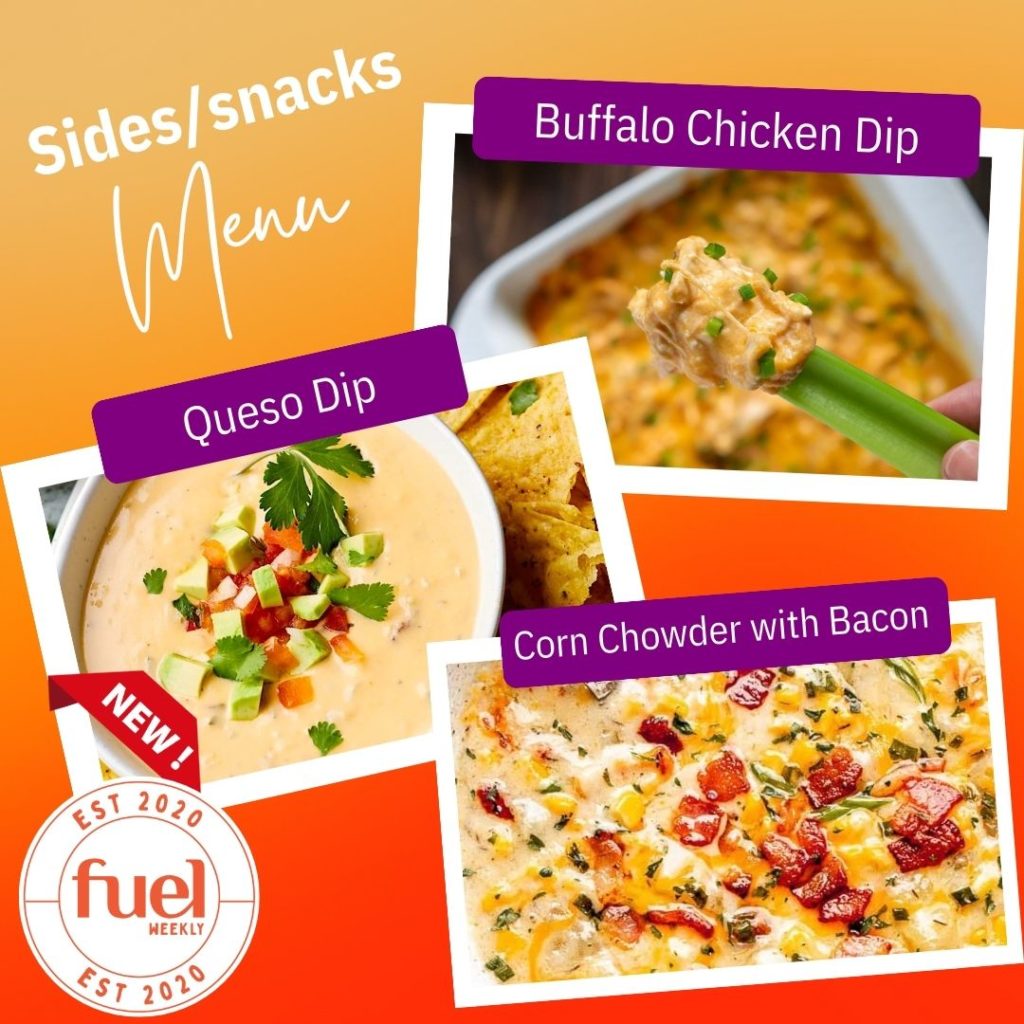 Foreign Food Delivery Service for expats in Korea April 3 FUEL Weekly Snack Dips