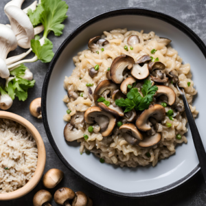 Vegan Mushroom Risotto