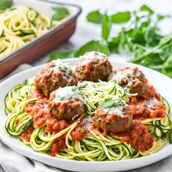 CS Spaghetti Meatballs w/ Zucchini