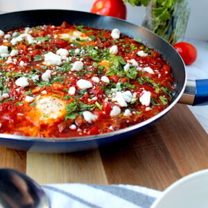 Vegetarian Shakshouka Feta Cheese and Avocado FUEL Weekly meal delivery in Korea